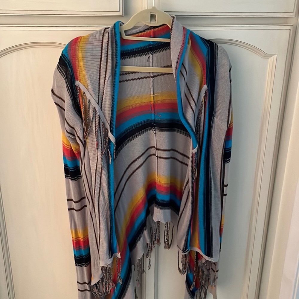 Billabong Multicolor Striped Poncho